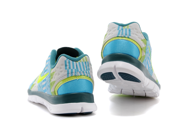 NIKE FREE TR FIT 3 PRT femmes chaussures de course bleu jaune (1)